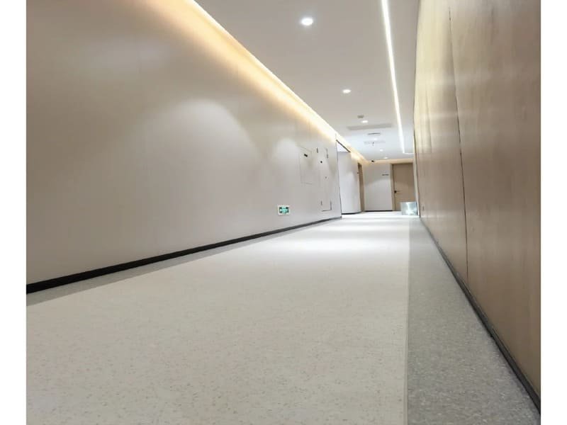 pre-installation checklist for PVC sheet flooring corridor project